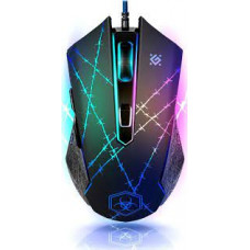 Мышь проводная игровая DEFENDER FORCED GM-020L USB 6 кнопок с подсветкой кабель 1.5 м (черный)