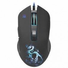 Мышь проводная игровая DEFENDER SKY DRAGON GM-090L 6 кнопок подсветка + коврик (черный)
