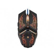 Мышь проводная игровая DEFENDER HALO Z GM-430L, 6 кнопок подсветка (черный)
