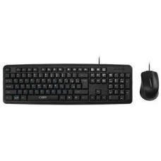 Клавиатура проводная CBR KB SET 710 + мышь (черный)